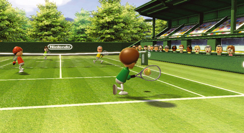 Screenshot von WiiSport Tennis