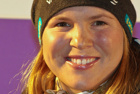 Anja Pärson 2008 - Originalfoto von Christian Jansky