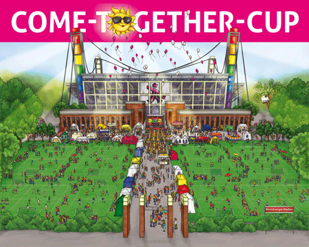 Plakat Come-Together-Cup