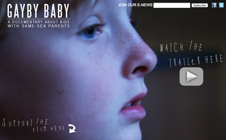 Gayby Baby Screenshot Homepage