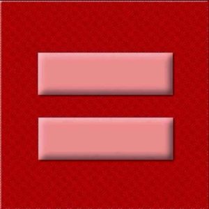 HRC Logo in Rot - Marriage Equality