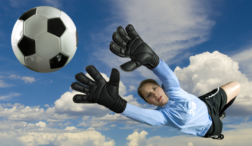 Soccer Goalie © Pete Saloutos by shutterstock