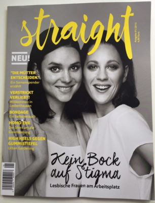 Neues Lesbenmagazin: straight