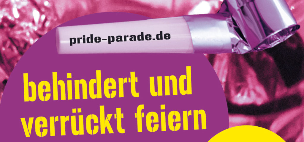 Ausschnitt aus Pride Parade Flyer 2018, © Pride Parade Berlin